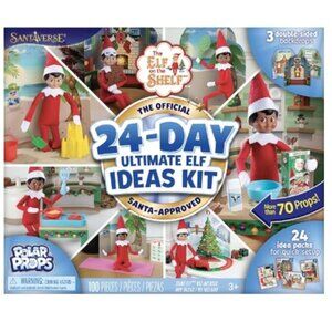 Official The Elf on the Shelf 24-Day Ultimate Kit Moving Train 70+ Props NEW!